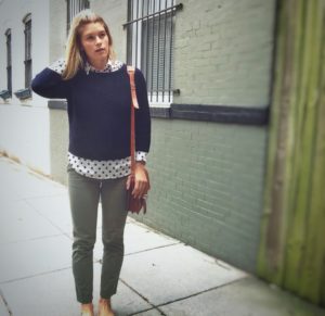 collars, dots, and knits